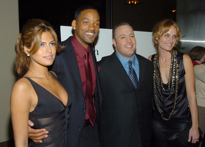 Will Smith, Amber Valletta, Kevin James and Eva Mendes at event of Hitch (2005)