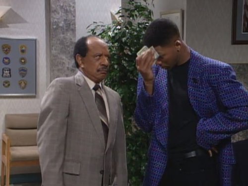 Still of Will Smith and Sherman Hemsley in The Fresh Prince of Bel-Air (1990)