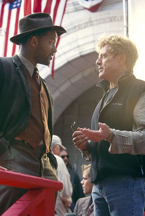 Will Smith with director Robert Redford