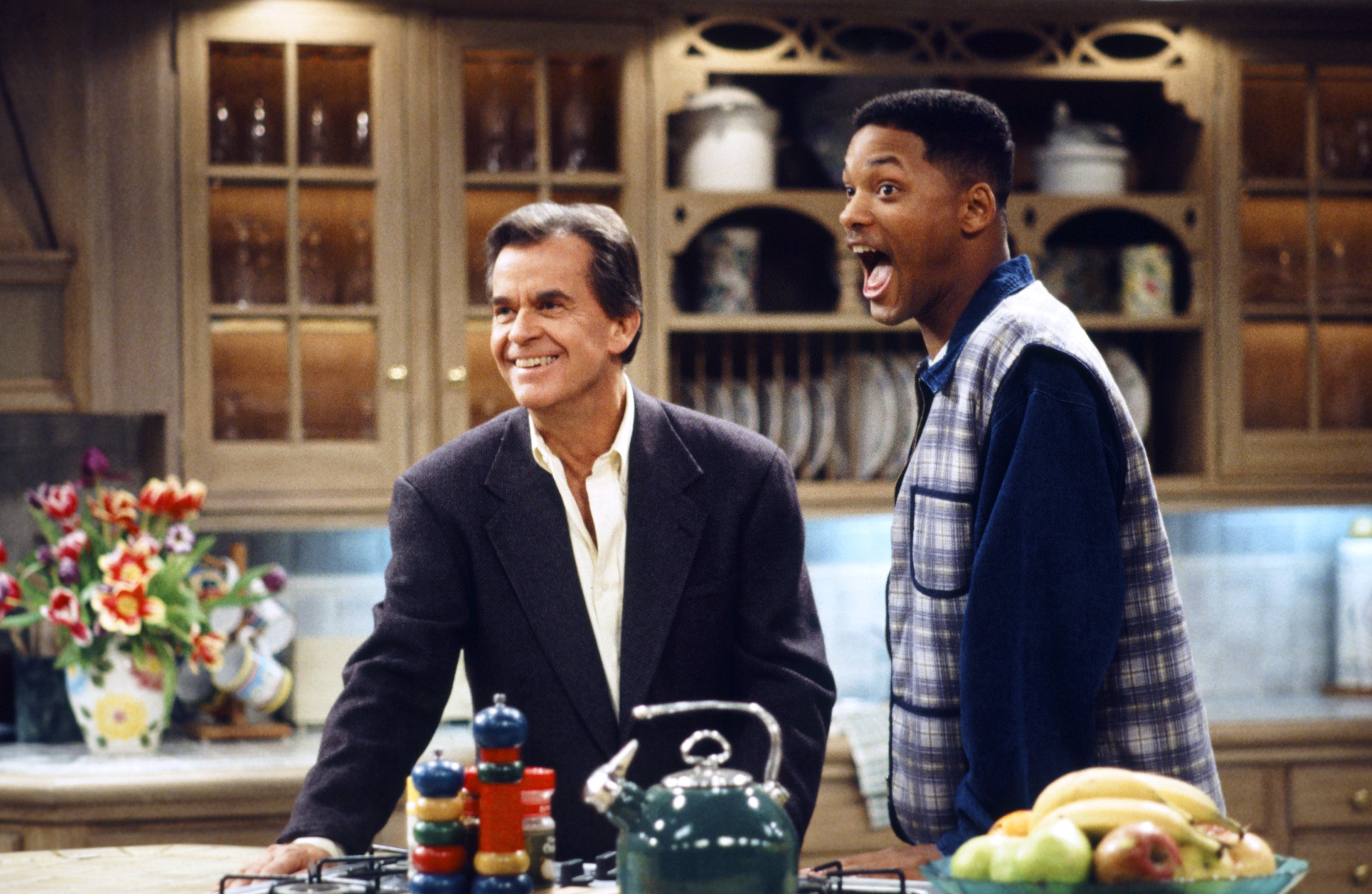 Still of Will Smith and Dick Clark in The Fresh Prince of Bel-Air (1990)