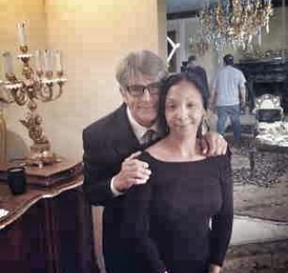 with Eric Roberts on Sangre Negra