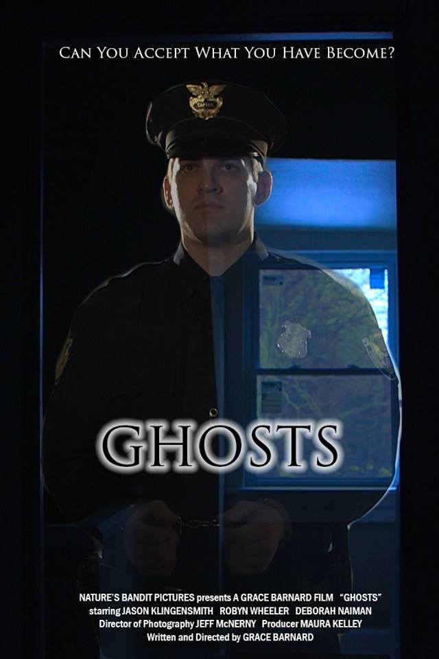 Movie poster for Ghosts by Grace Barnard.