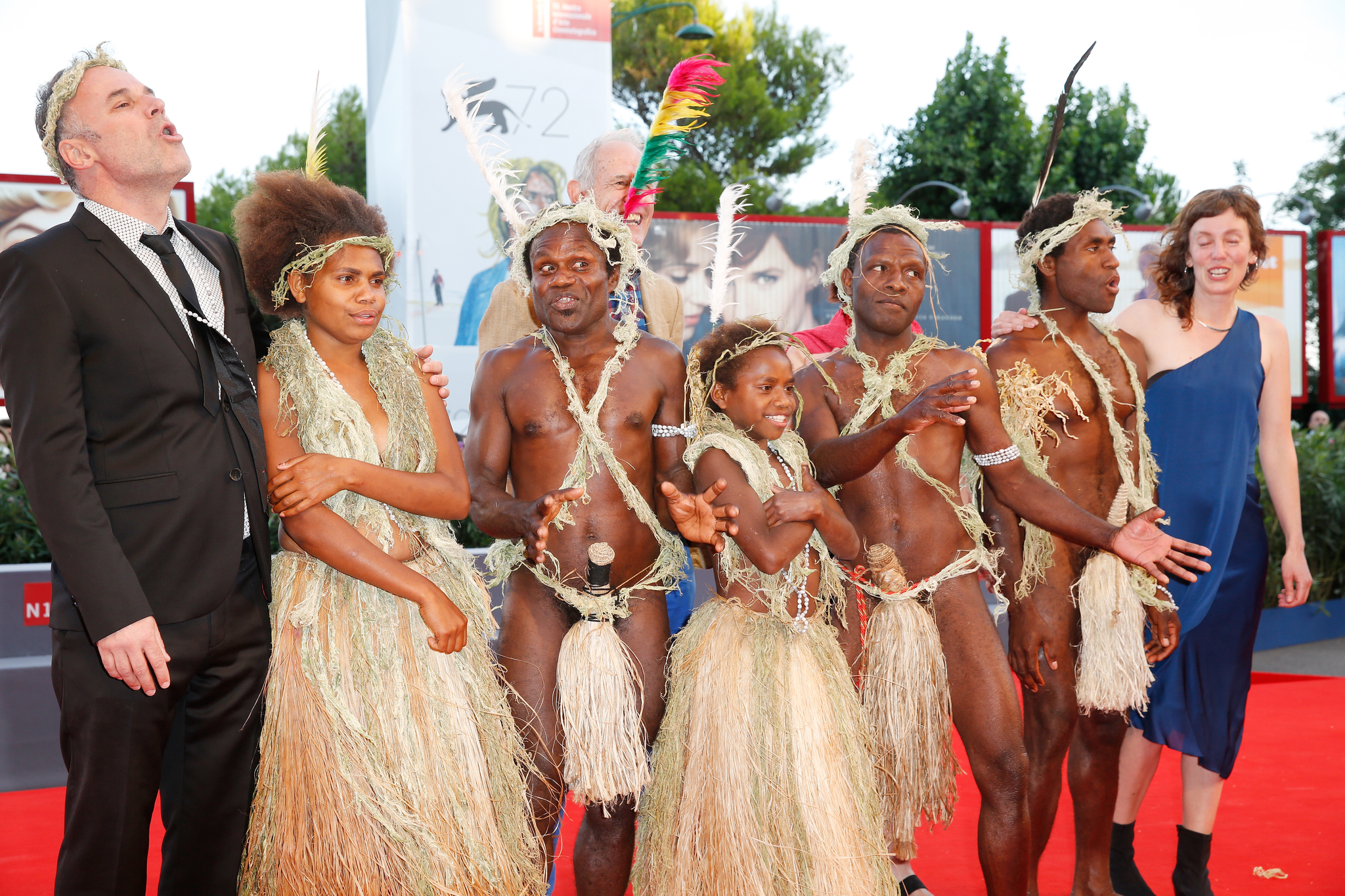 Bentley Dean, The Cast and Martin Butler at event of Tanna (2015)