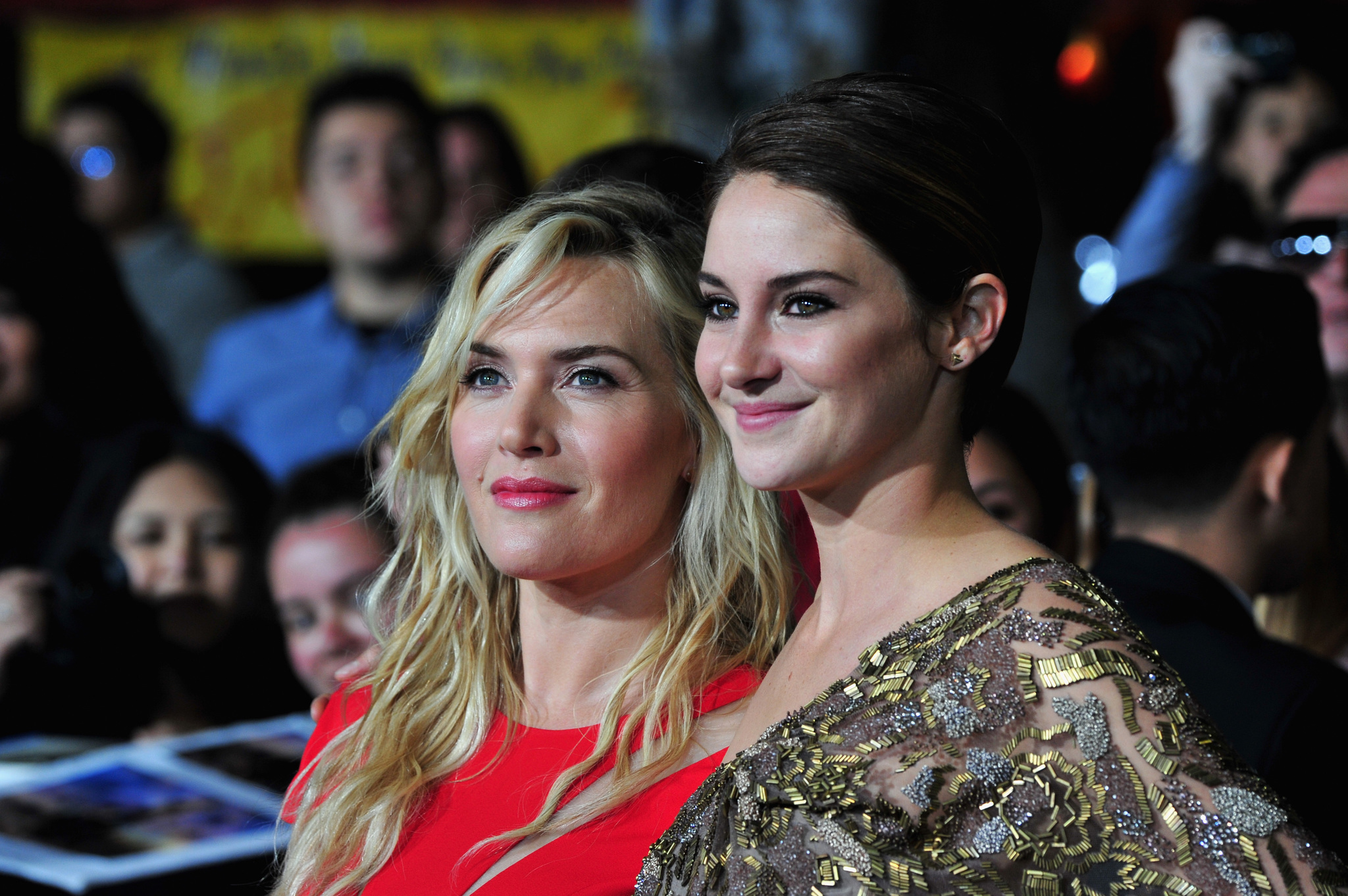 Kate Winslet and Shailene Woodley at event of Divergente (2014)