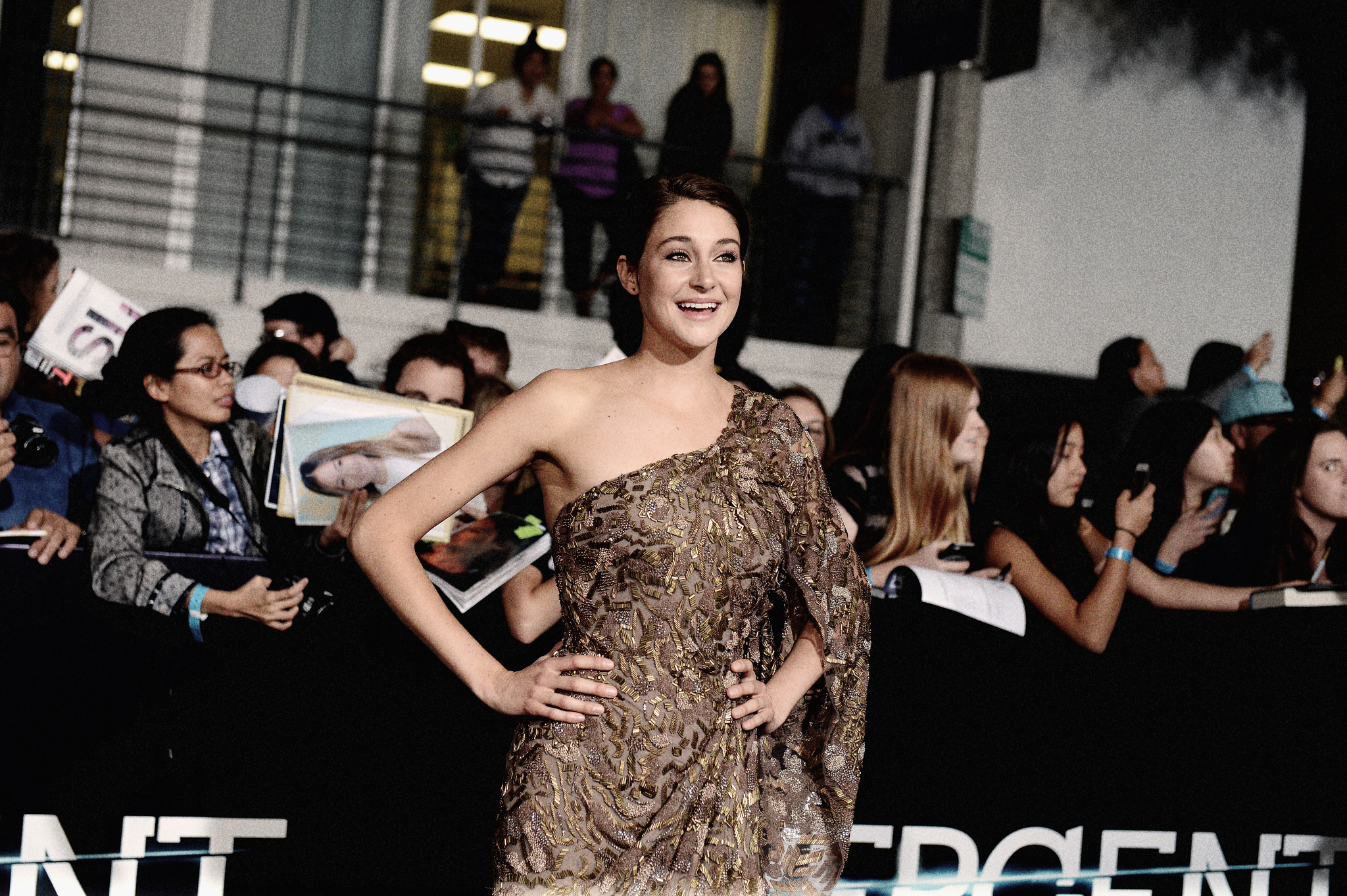 Shailene Woodley at event of Divergente (2014)