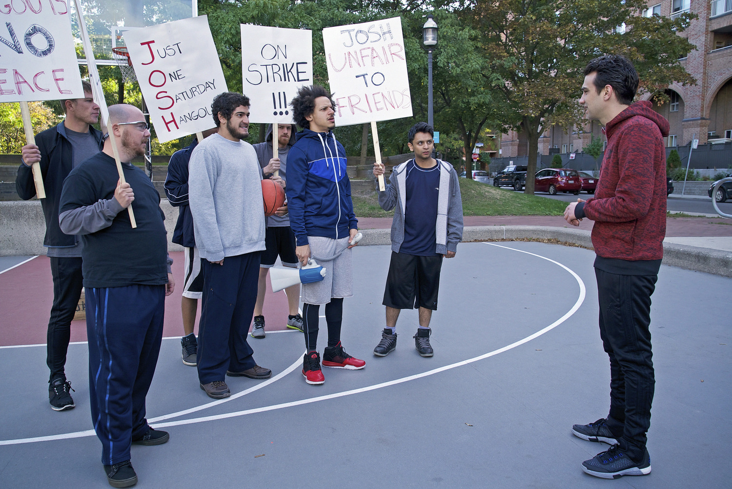 Still of Jay Baruchel and Eric André in Man Seeking Woman (2015)