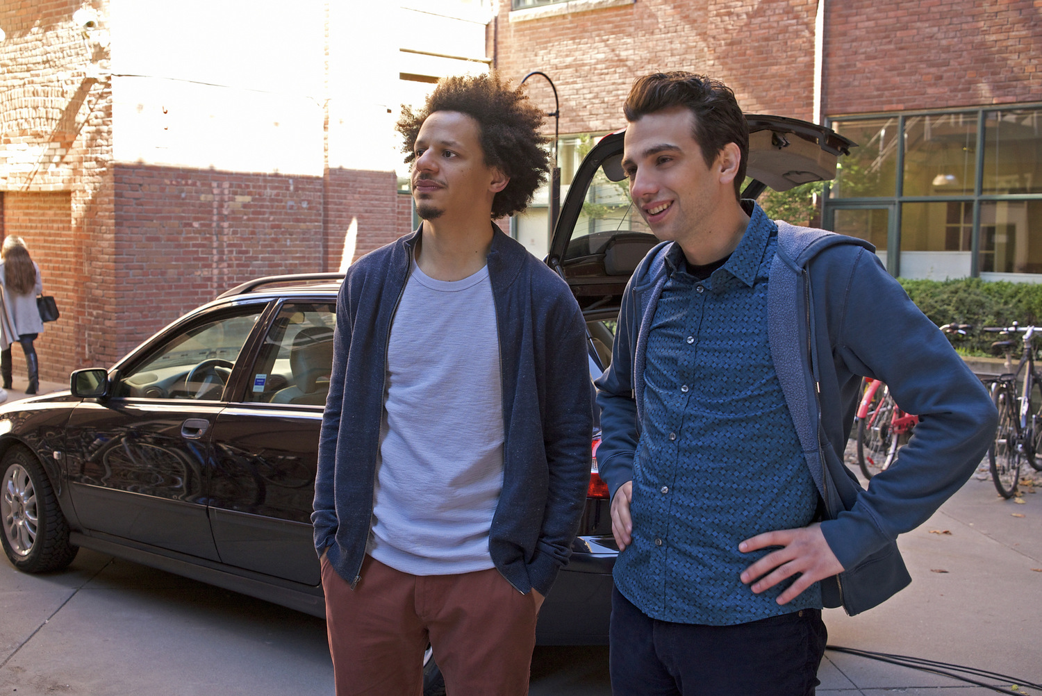 Still of Jay Baruchel and Eric André in Man Seeking Woman (2015)
