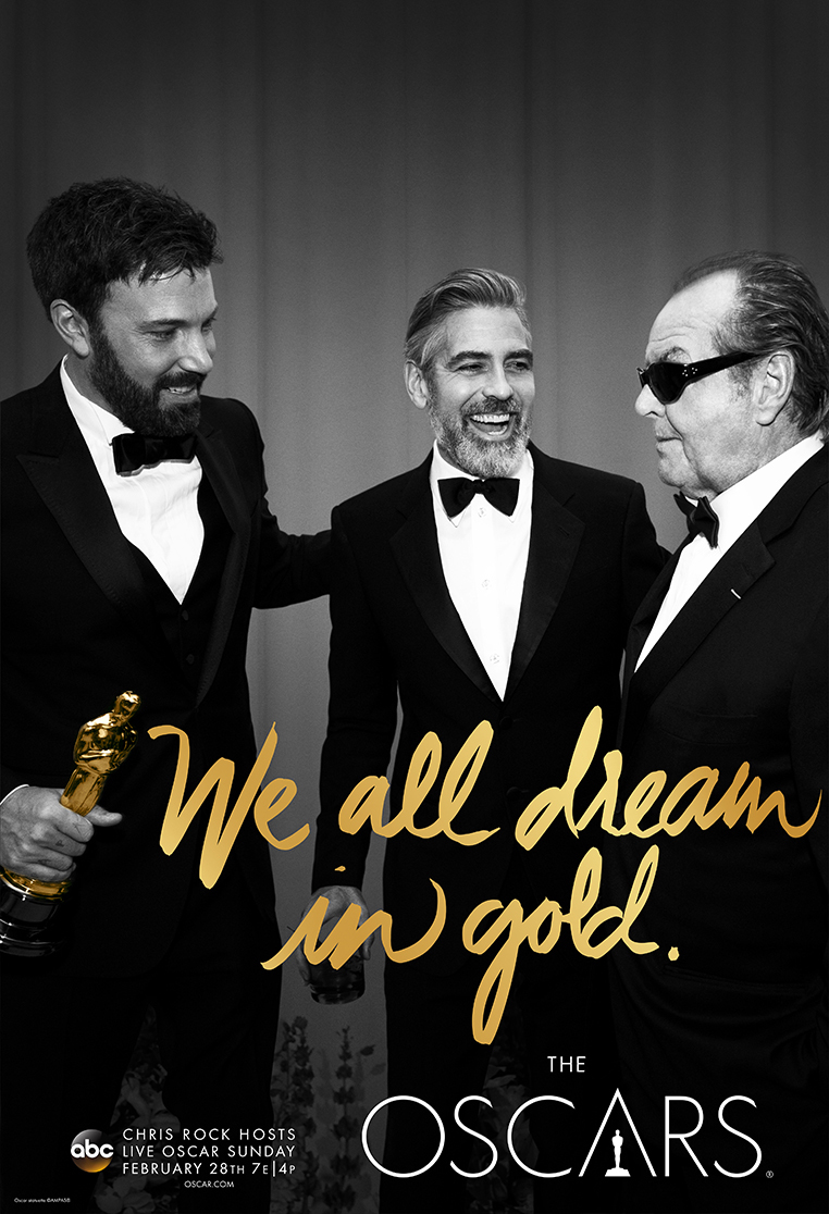George Clooney, Jack Nicholson and Ben Affleck in The Oscars (2016)