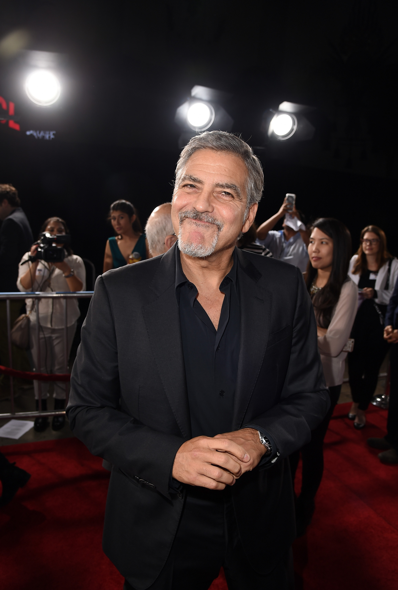 George Clooney at event of Our Brand Is Crisis (2015)