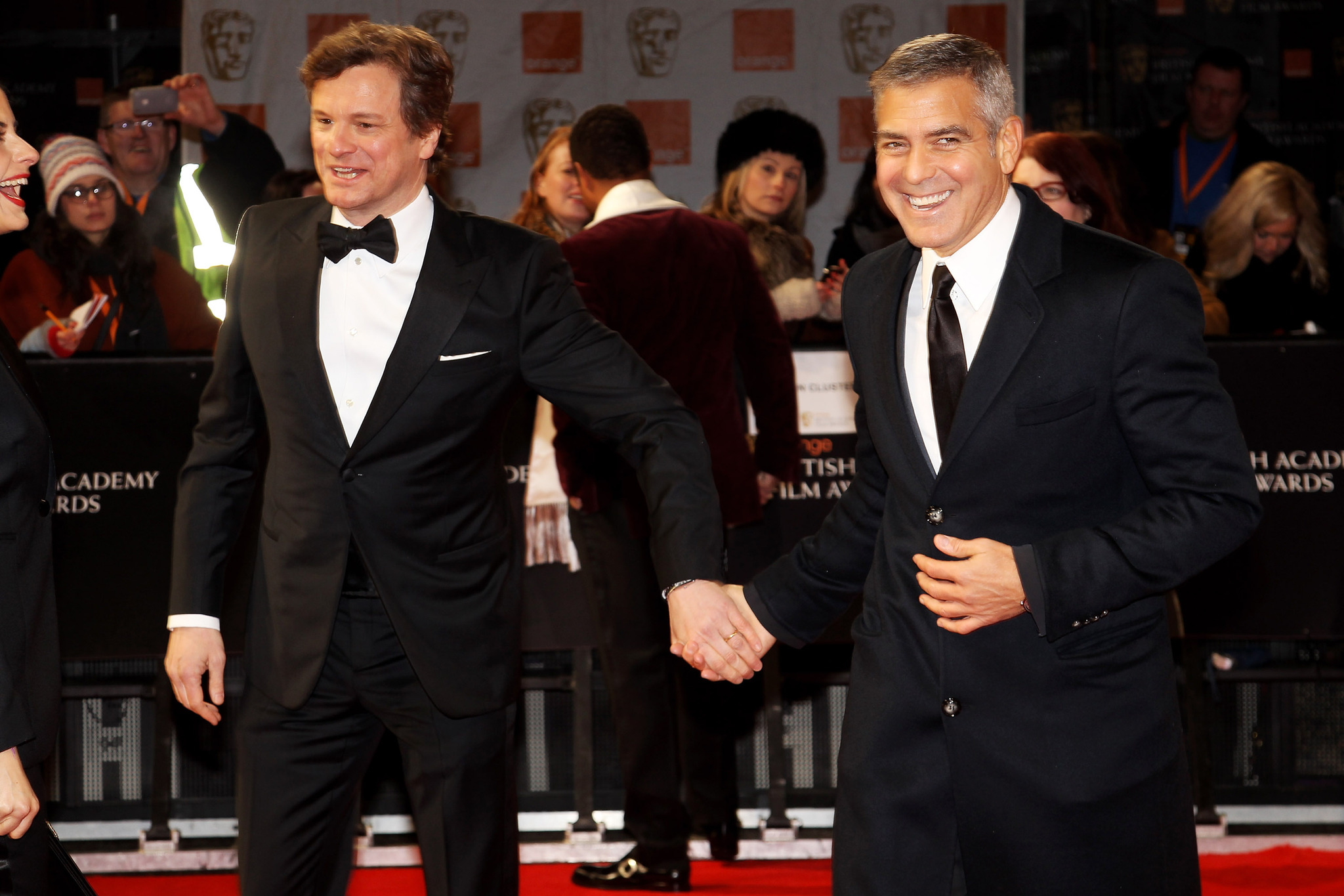 George Clooney and Colin Firth