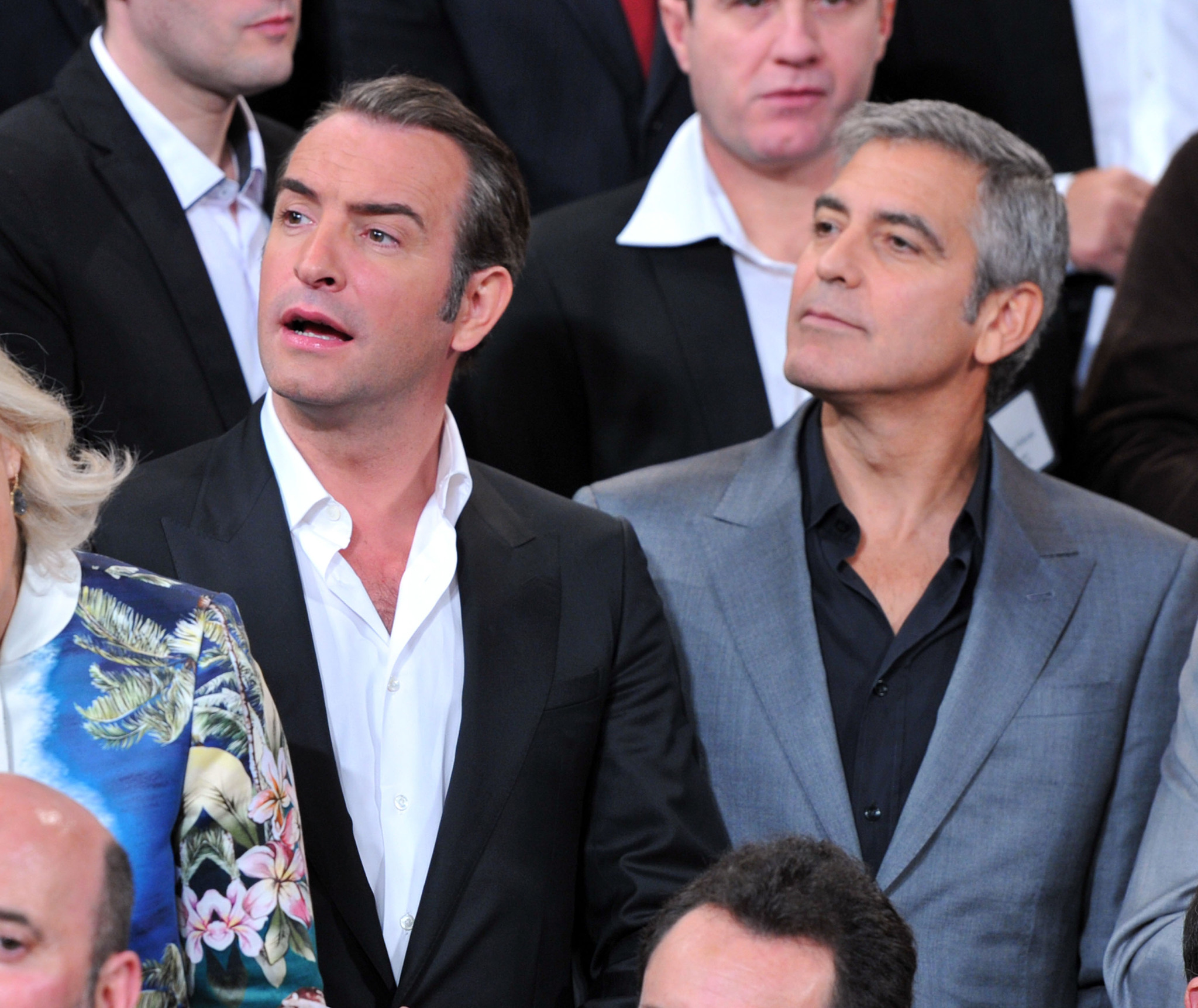 George Clooney and Jean Dujardin
