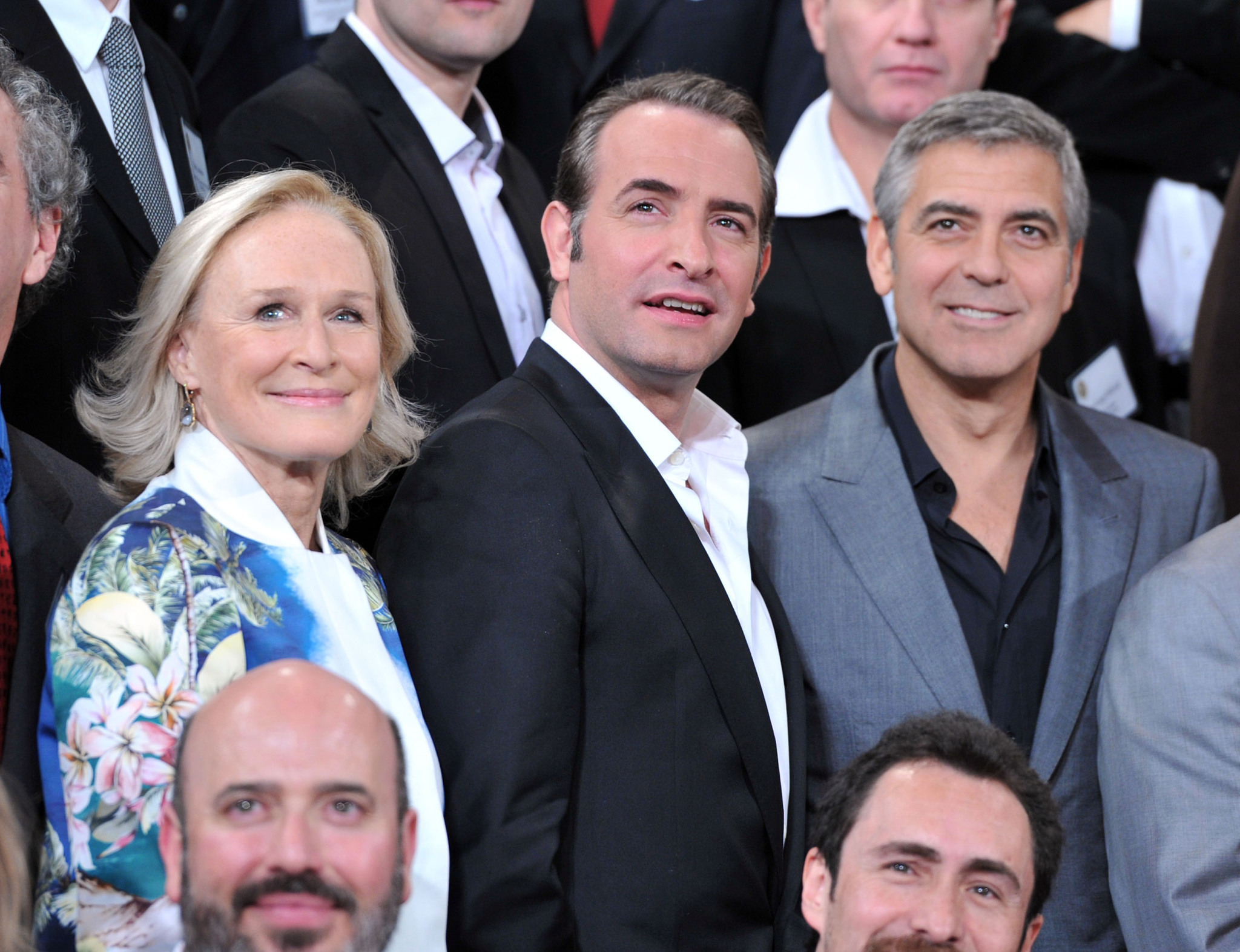 George Clooney, Glenn Close and Jean Dujardin
