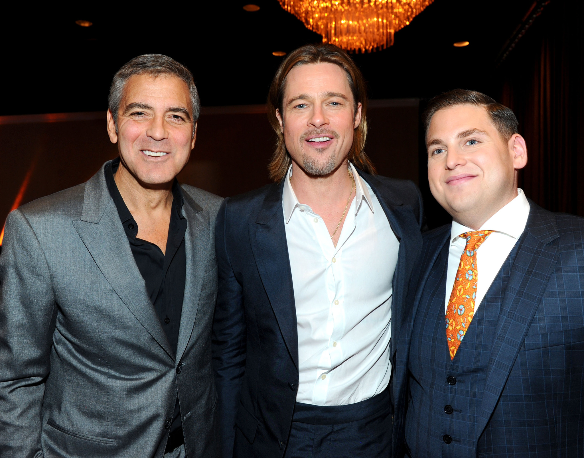 Brad Pitt, George Clooney and Jonah Hill