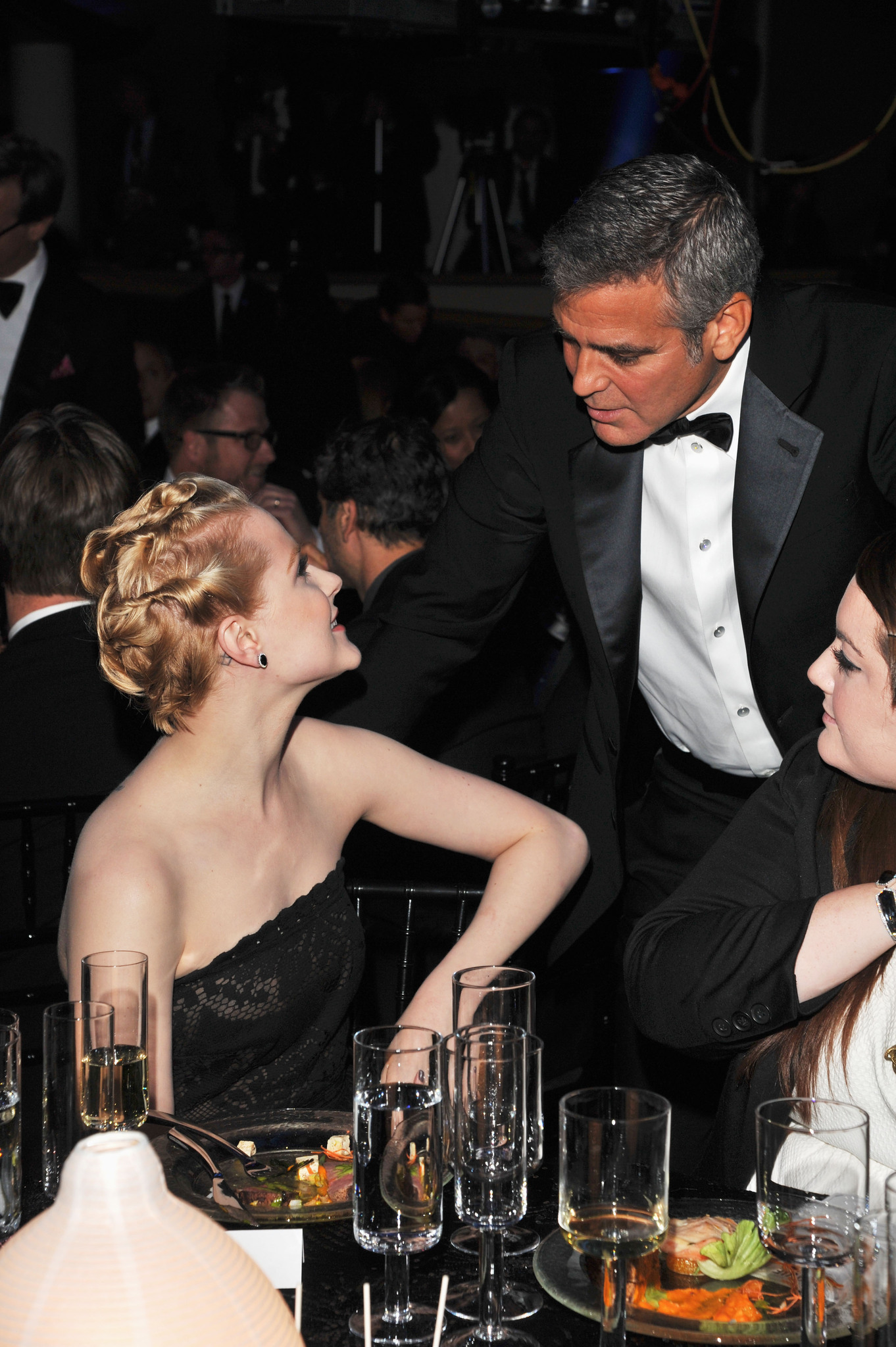George Clooney and Evan Rachel Wood