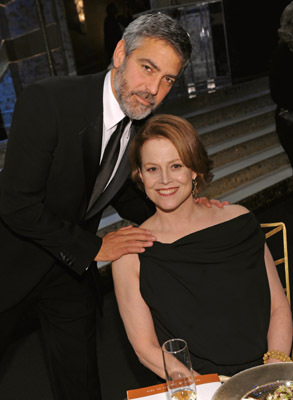 George Clooney and Sigourney Weaver