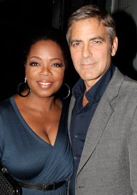 George Clooney and Oprah Winfrey at event of Viskas ore! (2009)