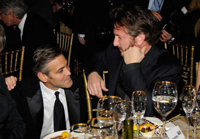 George Clooney and Sean Penn