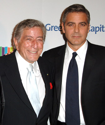 George Clooney, Bruce Willis and Tony Bennett