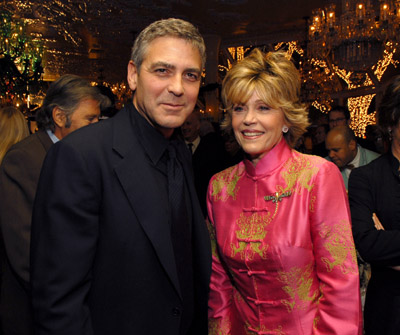 George Clooney and Jane Fonda