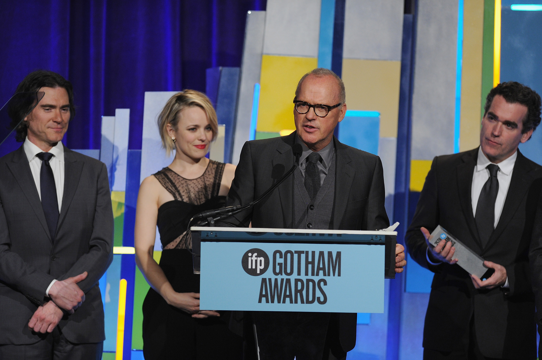 Michael Keaton, Billy Crudup, Brian d'Arcy James and Rachel McAdams