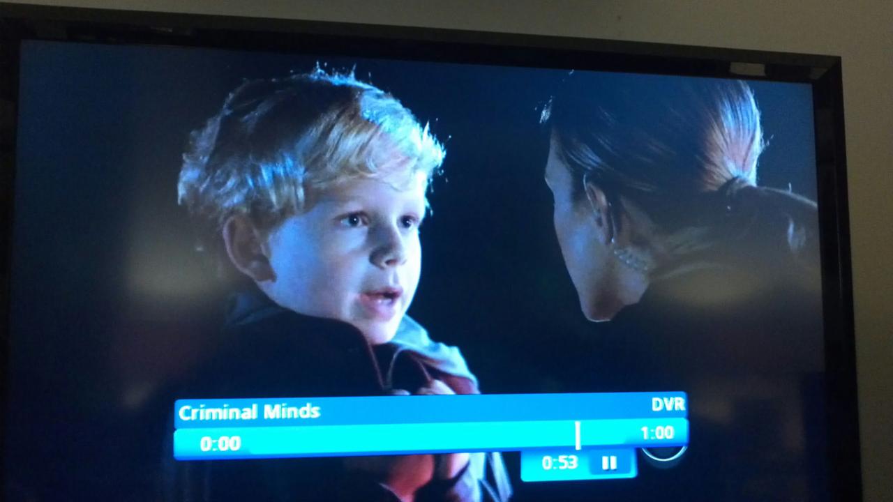 On Criminal Minds with A.J. Cook Nov 2013