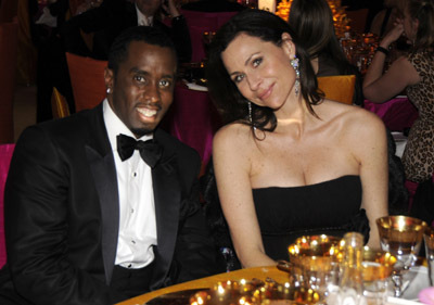 Minnie Driver and Sean Combs at event of The 80th Annual Academy Awards (2008)