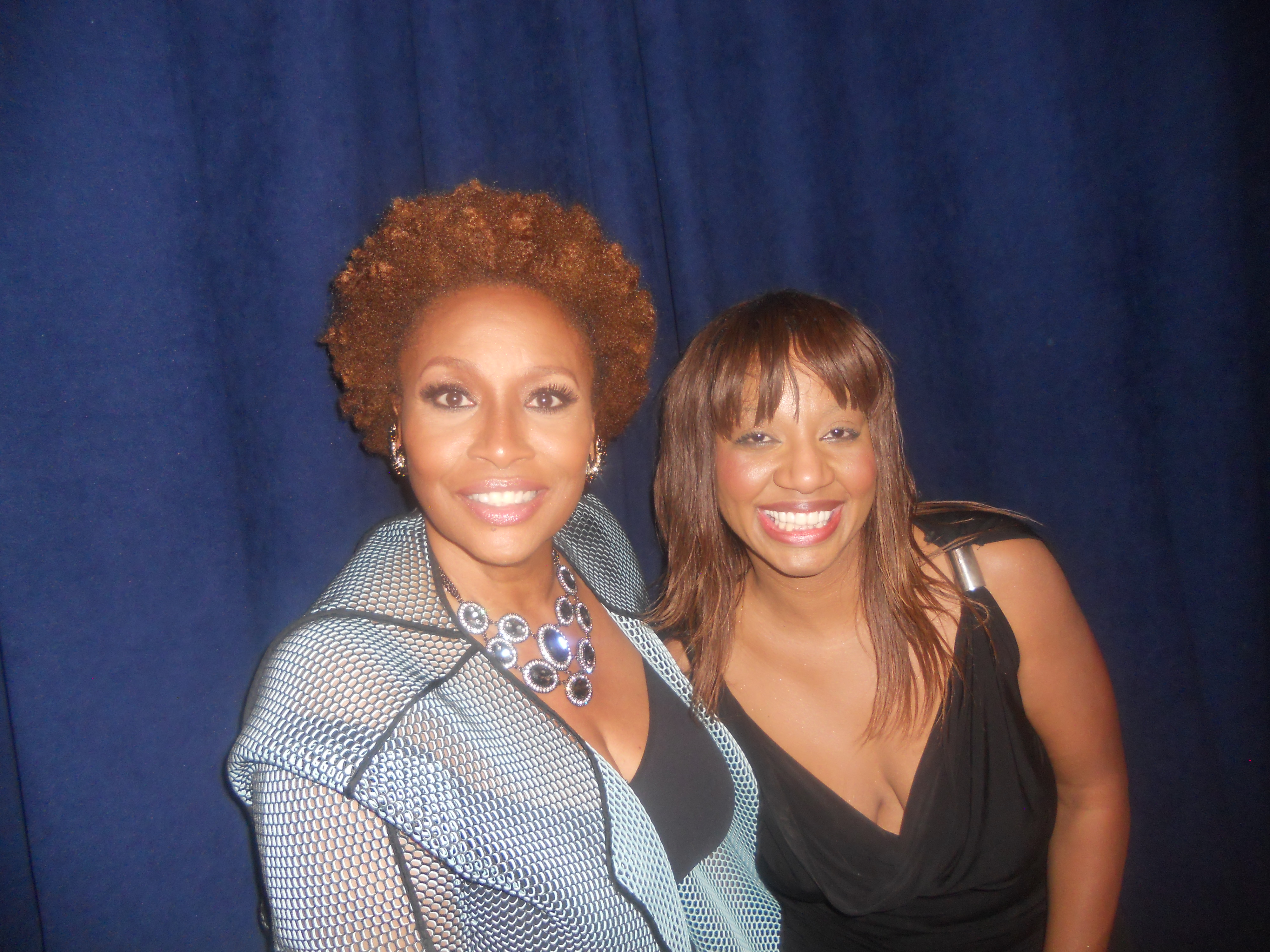 Nicole takes photo with legendary actress Jennifer Lewis at the American Black Film festival in NYC