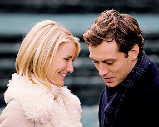 Still of Cameron Diaz and Jude Law in The Holiday (2006)