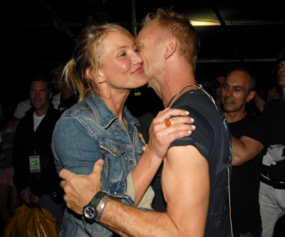 Cameron Diaz and Sting