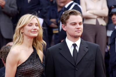 Leonardo DiCaprio and Cameron Diaz at event of Niujorko gaujos (2002)