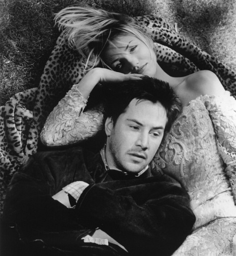 Still of Cameron Diaz and Keanu Reeves in Feeling Minnesota (1996)