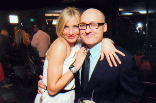 Cameron Diaz and Mike Mitchell at event of Srekas. Ilgai ir laimingai (2010)