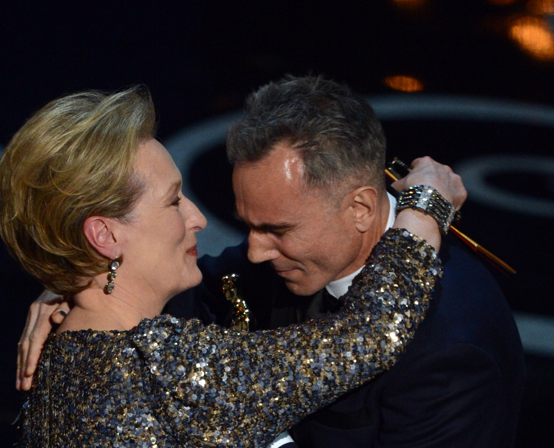 Daniel Day-Lewis and Meryl Streep at event of The Oscars (2013)