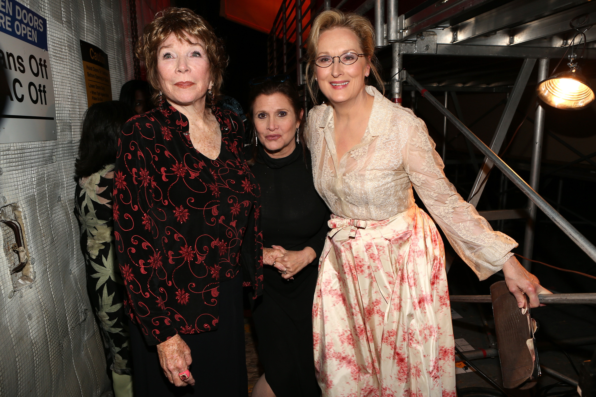 Carrie Fisher, Shirley MacLaine and Meryl Streep