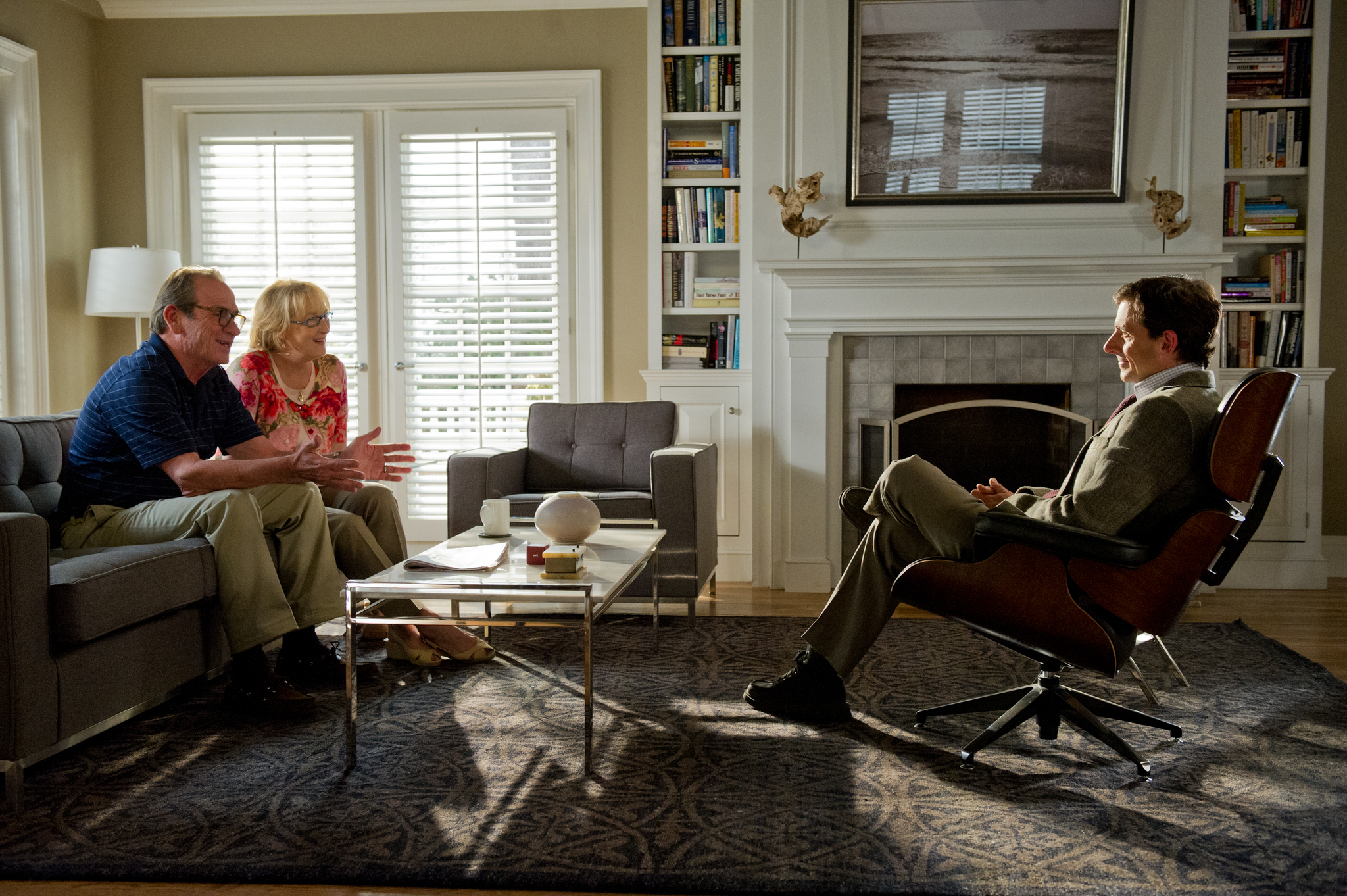 Still of Tommy Lee Jones, Meryl Streep and Steve Carell in Hope Springs (2012)