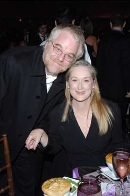 Philip Seymour Hoffman and Meryl Streep