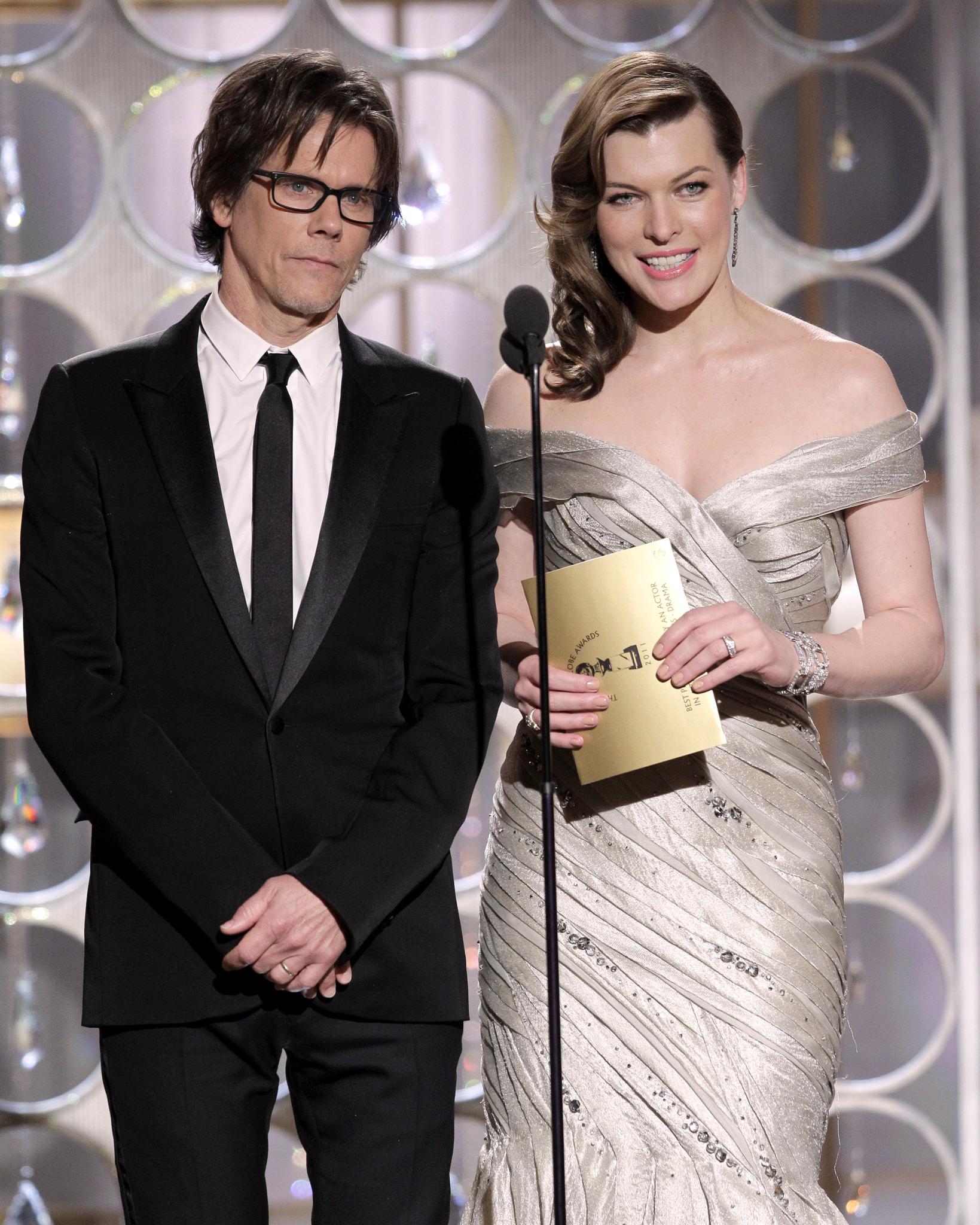 Kevin Bacon and Milla Jovovich