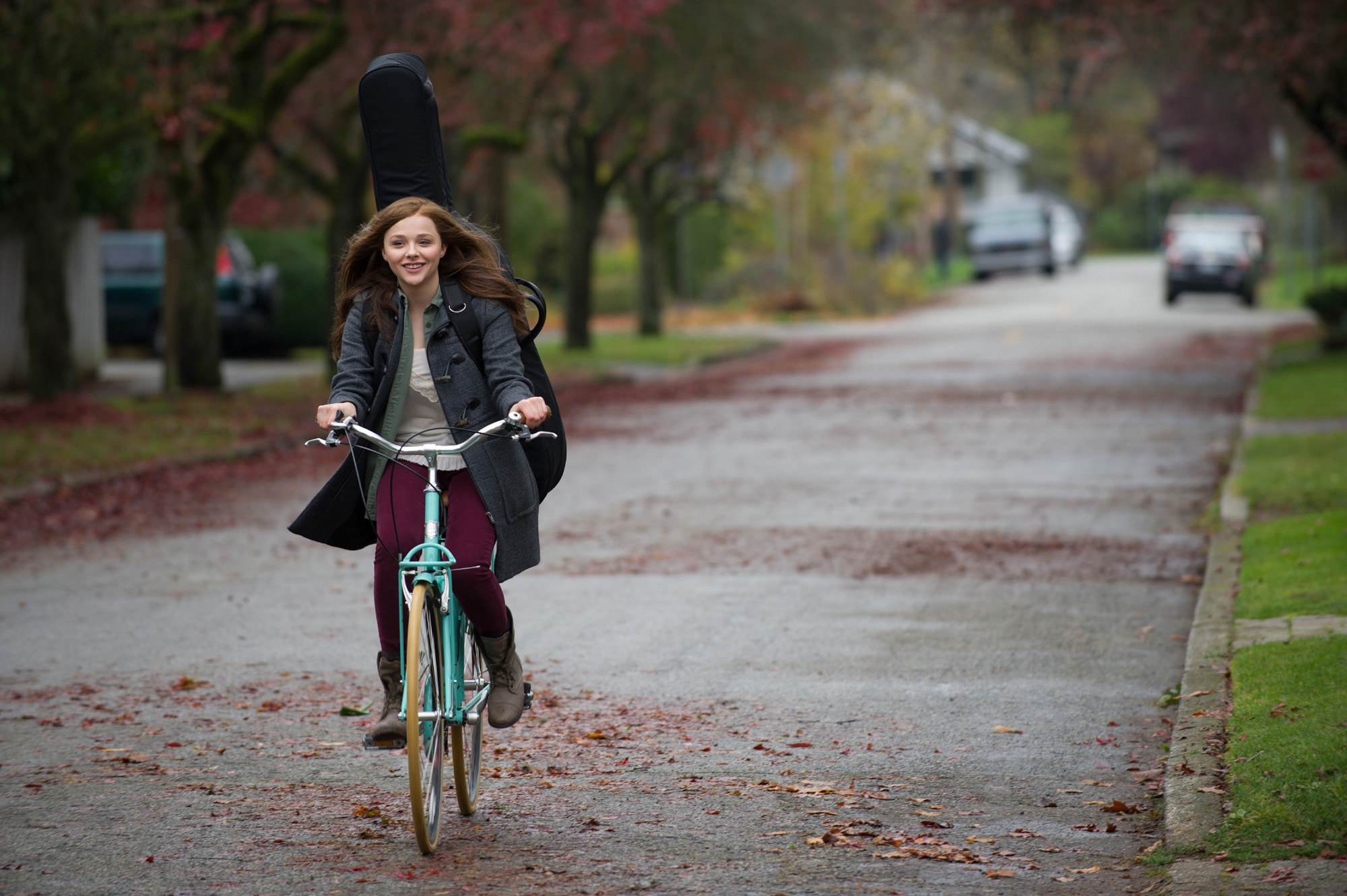 Still of Chloë Grace Moretz in Jei pasilikciau (2014)