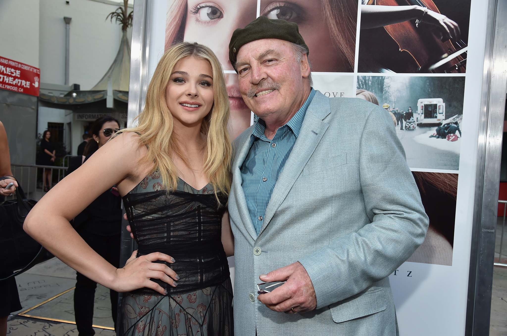 Stacy Keach and Chloë Grace Moretz at event of Jei pasilikciau (2014)