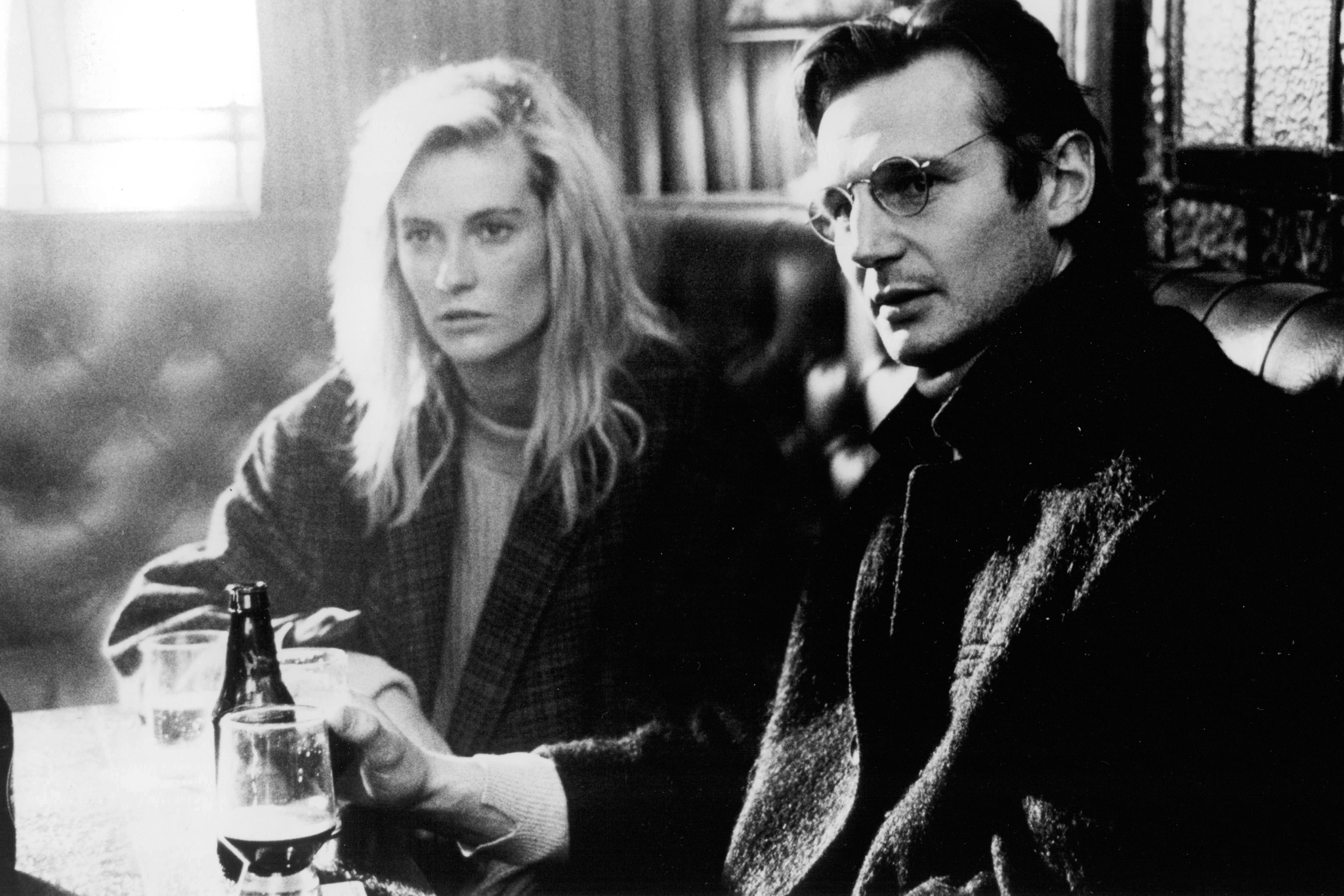 Still of Liam Neeson and Alison Doody in A Prayer for the Dying (1987)