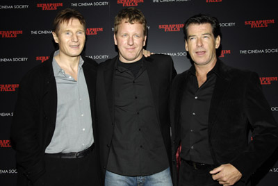 Pierce Brosnan, Liam Neeson and David Von Ancken at event of Seraphim Falls (2006)