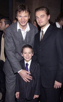 Leonardo DiCaprio, Liam Neeson and Cian McCormack at event of Niujorko gaujos (2002)
