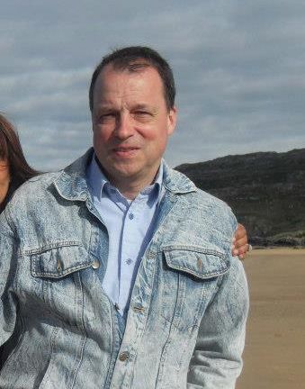 Freigeist van Tazzy enjoying a beach walk in Port Salon, Co. Donegal, Ireland on 7th August 2012