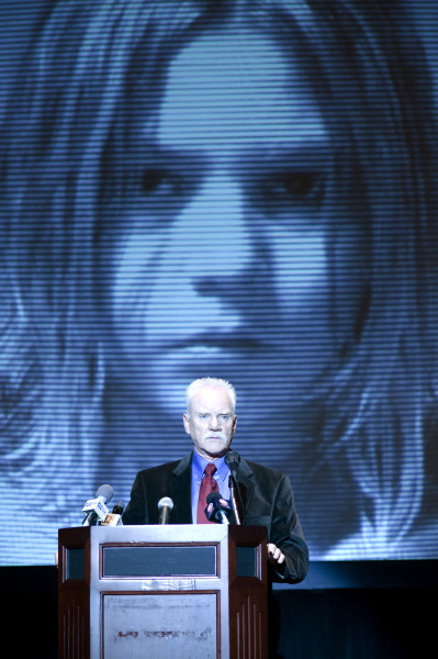 Still of Malcolm McDowell and Chase Wright Vanek in Halloween II (2009)