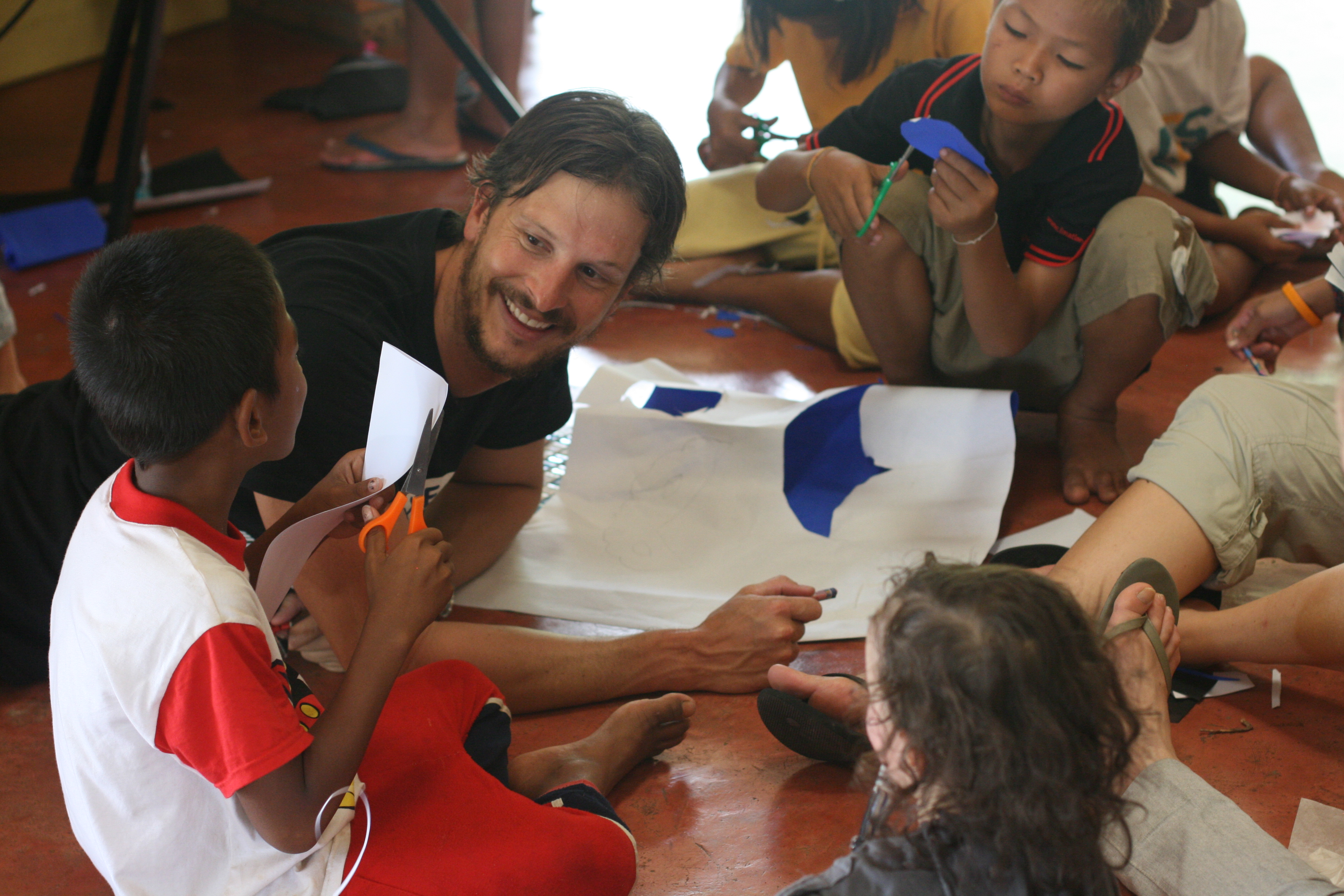 Filming at Baan Gerda - HIV Orphanage, Thailand for Wheel2Wheel
