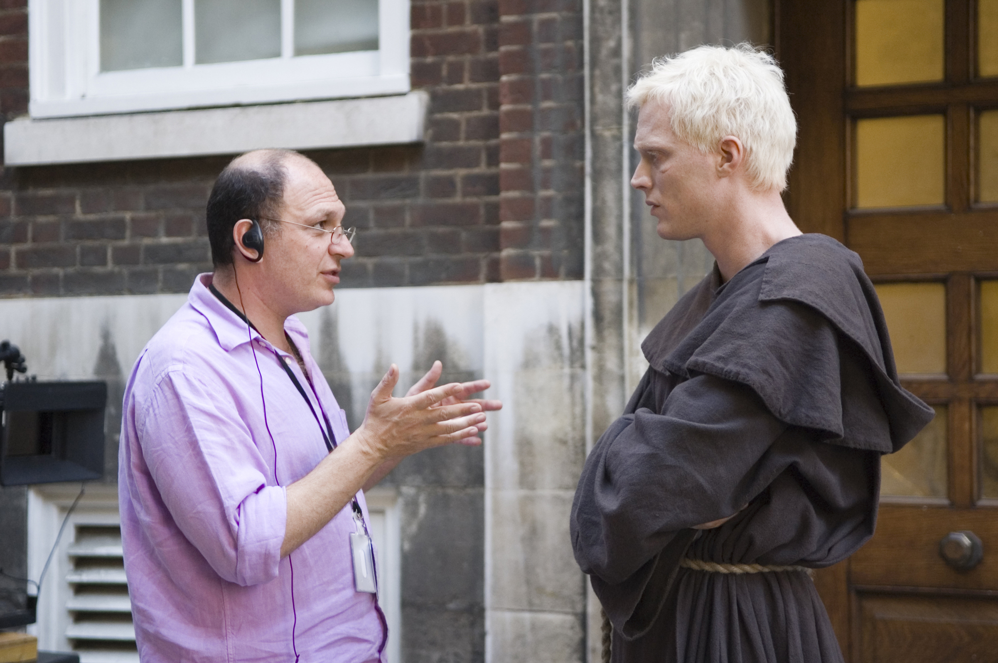 Still of Paul Bettany and Akiva Goldsman in The Da Vinci Code (2006)