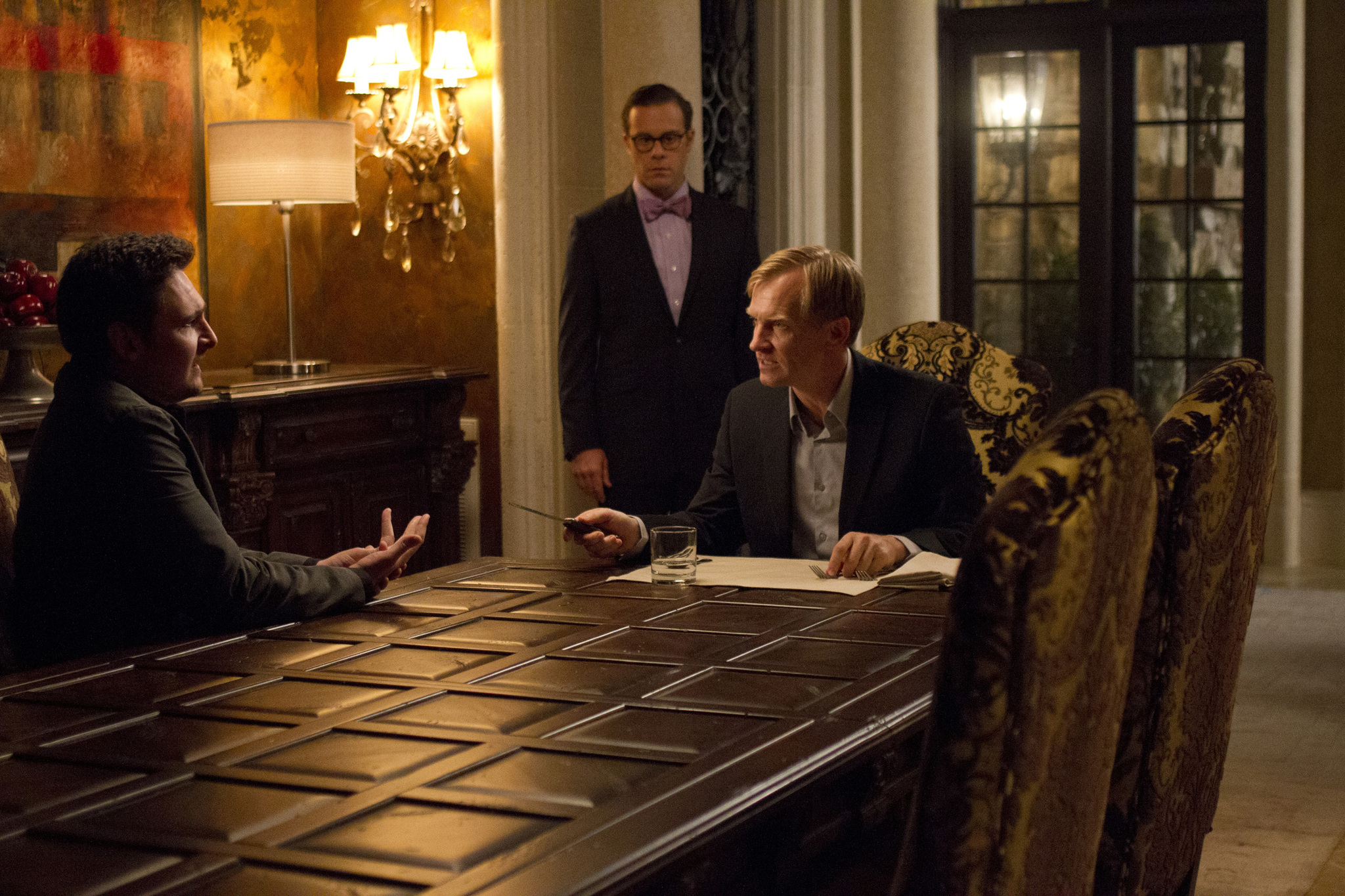 Still of Ulrich Thomsen and Toby Leonard Moore in Banshee (2013)