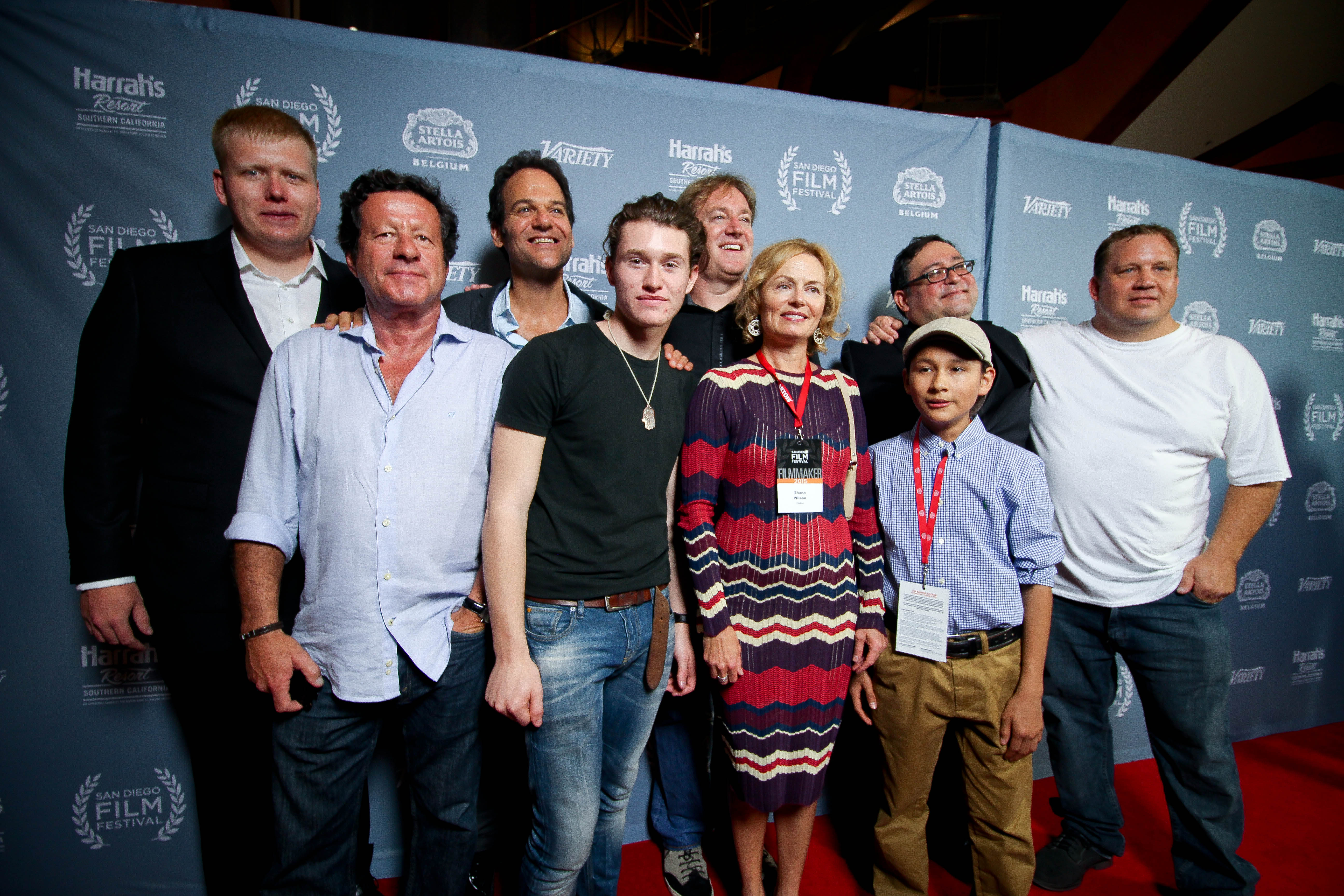 Cast and crew of Diablo red carpet San Diego