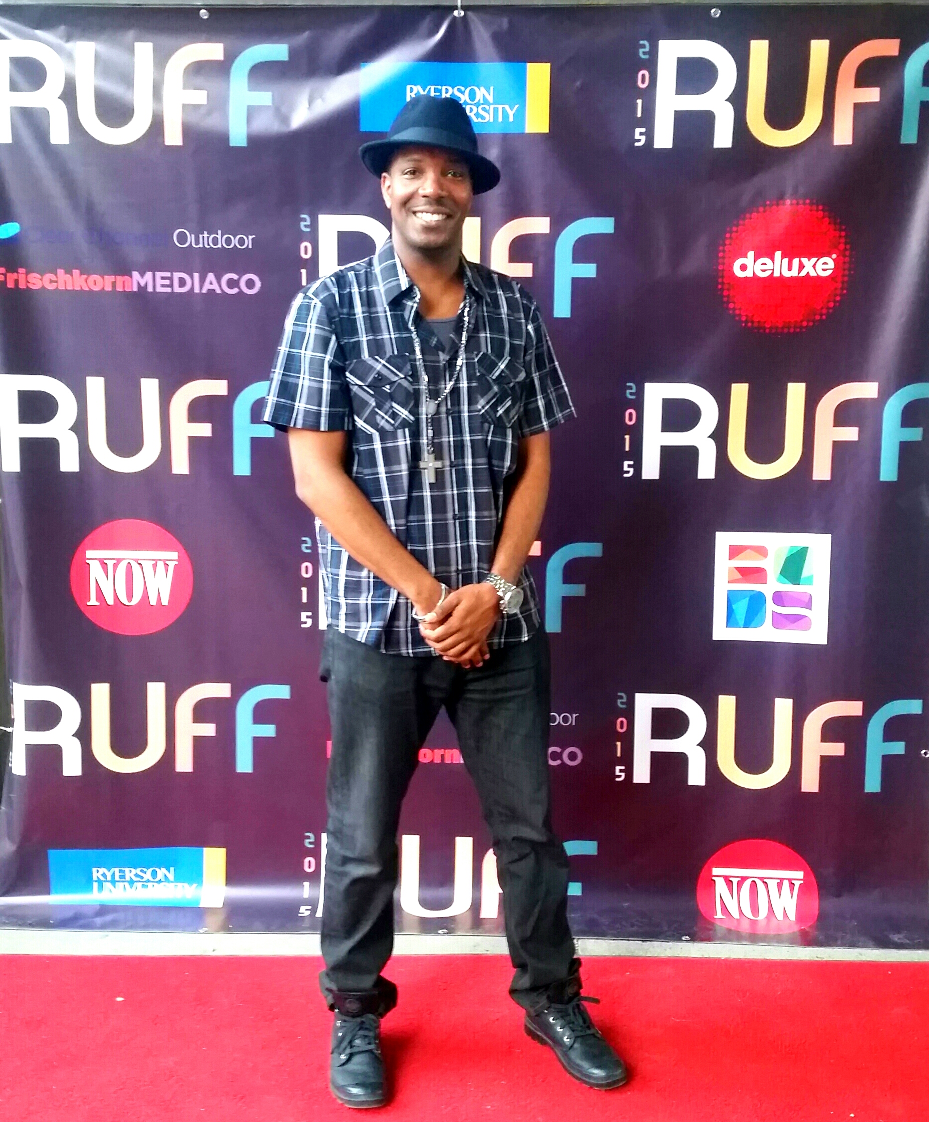 AL McFOSTER arriving on the red carpet at the 2015 RUFF Film Festival for the screening of 
