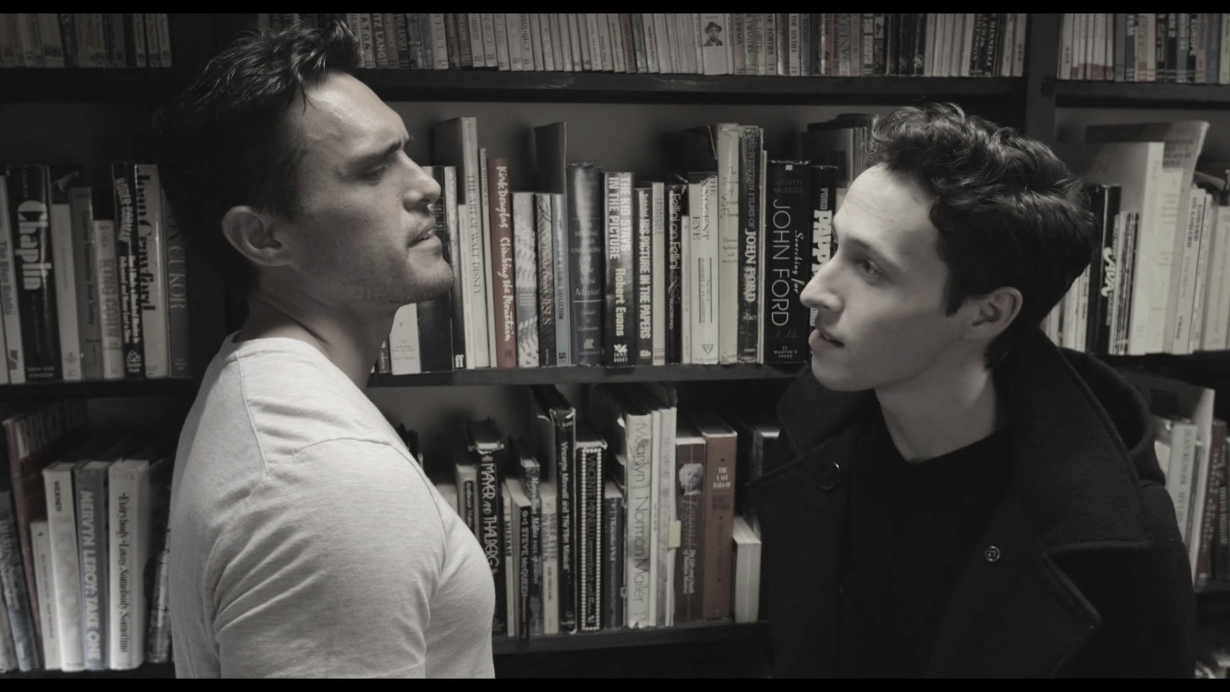 Moronai Kanekoa (Miles) and Zachary J. Luna (Kate) in The David Whiting Story (2014).